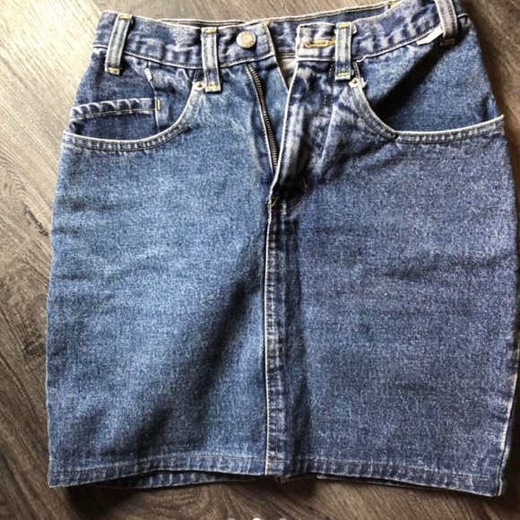 Vintage Esprit Jean Skirt - Picture 2 of 3